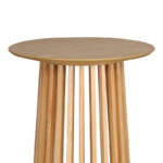 Τραπέζι μπαρ Domonic pakoworld mdf φυσικό Φ60x105εκ-260-000022