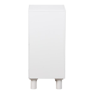 Κομοδίνο Emersi pakoworld MDF σε λευκή απόχρωση 40x32x70εκ-260-000025