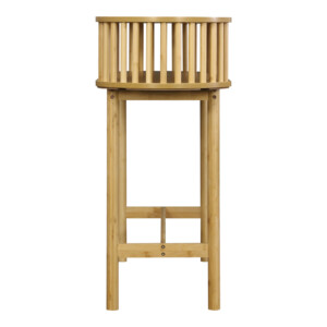 Κονσόλα Nodial pakoworld MDF/Bamboo σε φυσική απόχρωση 120x39x85εκ-260-000027