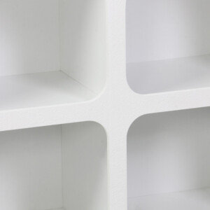 Μπουφές Emersi pakoworld με ράφια mdf σε λευκή απόχρωση 120x35x76εκ-260-000040