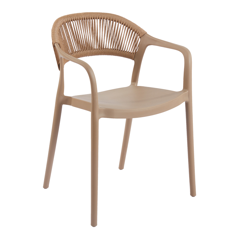 Πολυθρόνα Ankara pakoworld στοιβαζόμενη pp-pe rattan σε μόκα-φυσική απόχρωση 54x55.5x77εκ-262-000052 Πολυθρόνα Ankara pakoworld στοιβαζόμενη pp-pe rattan σε μόκα-φυσική απόχρωση 54x55.5x77εκ-262-000052