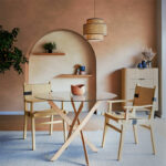 Πολυθρόνα Olivier pakoworld ξύλο οξιάς φυσικό μαύρο-έδρα φυσικό σχοινί 62x60x85εκ-263-000005