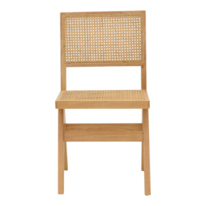 Καρέκλα Winslow pakoworld φυσικό rubberwood 45x56x82εκ-263-000023