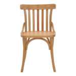 Καρέκλα Flisbie pakoworld φυσικό ξύλο οξιάς 46x48x86εκ-263-000033