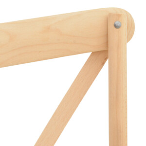 Καρέκλα Dylon pakoworld στοιβαζόμενη ξύλο οξιάς-rattan άβαφη 48x52x89εκ-263-000056