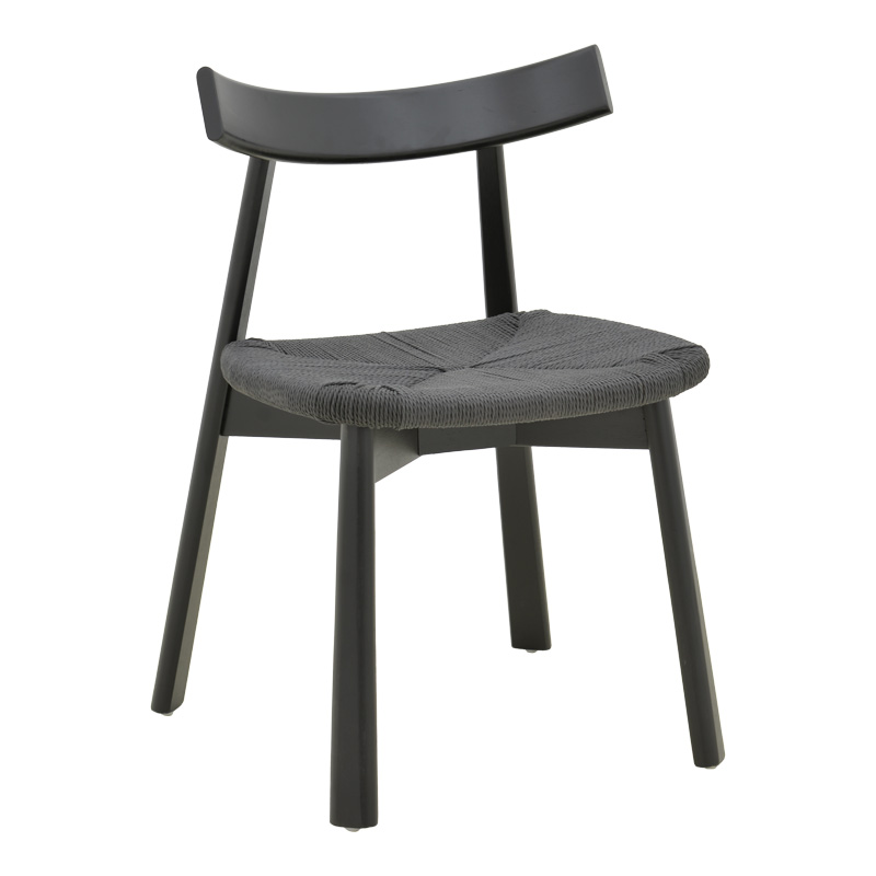 Καρέκλα Clareta pakoworld rubberwood-σχοινί σε μαύρη απόχρωση 53x55x79εκ-263-000058 Καρέκλα Clareta pakoworld rubberwood-σχοινί σε μαύρη απόχρωση 53x55x79εκ-263-000058