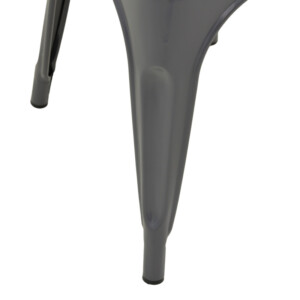 Καρέκλα Utopia pakoworld μέταλλο σε ανθρακί απόχρωση 44x44x85εκ-270-000028