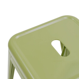 Σκαμπό μπαρ Utopia pakoworld μέταλλο σε λαδί απόχρωση 42x42x76εκ-270-000056