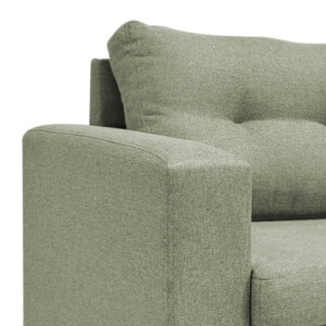 Γωνιακός καναπές αναστρέψιμος Maneli pakoworld ύφασμα γκρι-μπεζ 196x138/77x82εκ-272-000002