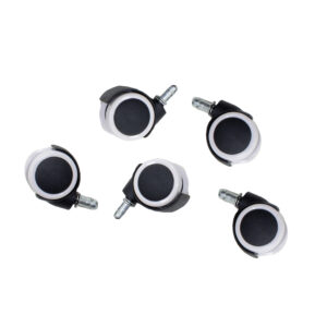 Ροδάκια σετ 5 τεμ για καρέκλες γραφείου Beviane pakoworld-274-000017