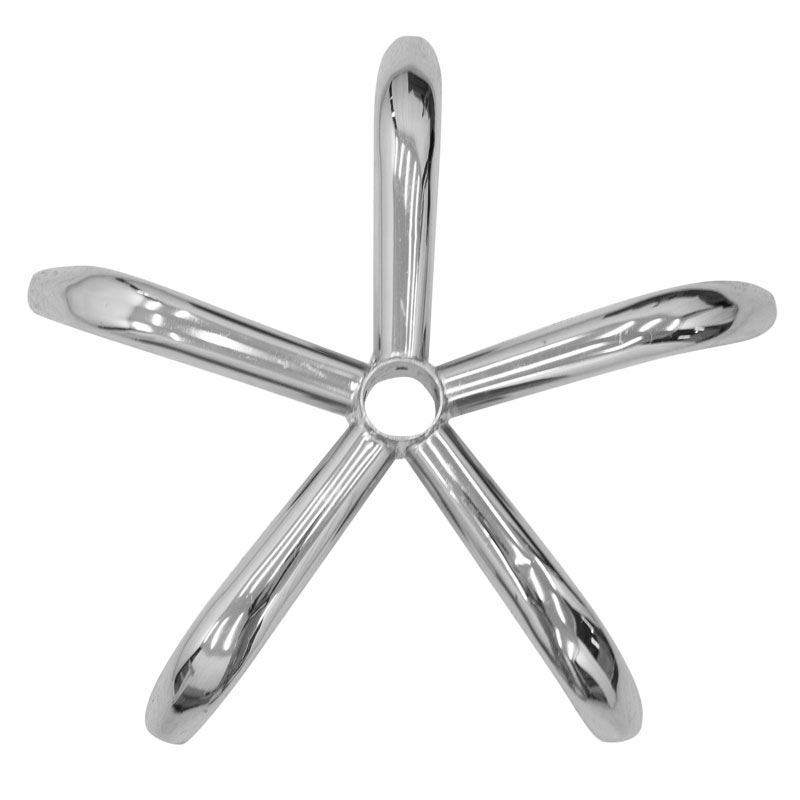 Αστέρι καρέκλας γραφείου Jine pakoworld μέταλλο χρωμίου-274-000019 Αστέρι καρέκλας γραφείου Jine pakoworld μέταλλο χρωμίου-274-000019