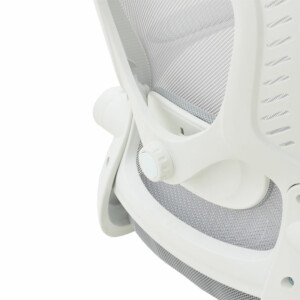 Καρέκλα γραφείου διευθυντή Delilah pakoworld mesh ανοιχτό γκρι-275-000004