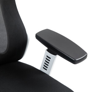 Καρέκλα γραφείου διευθυντή Andrew pakoworld mesh σε μαύρη απόχρωση 65x61x125εκ-275-000016