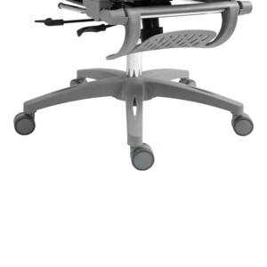 Καρέκλα γραφείου εργασίας Zenyk pakoworld mesh σε ασπρόμαυρη απόχρωση 63x70x126εκ-275-000018