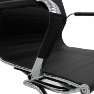 Καρέκλα γραφείου επισκέπτη Valter pakoworld μαύρο pu 55.5x48x88εκ-277-000003