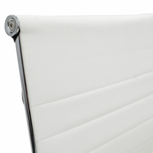 Καρέκλα γραφείου επισκέπτη Valter pakoworld λευκό pu 55.5x48x88εκ-277-000004