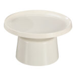 Τραπέζι σαλονιού Ginoze pakoworld μέταλλο σε λευκή απόχρωση Φ70x41εκ-278-000026