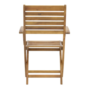 Πολυθρόνα Gorpo pakoworld πτυσσόμενη ξύλο ακακίας φυσικό 57x59x93εκ-282-000010
