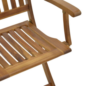 Πολυθρόνα Joter pakoworld πτυσσόμενη ξύλο ακακίας φυσικό 53x60x90εκ-282-000011