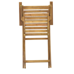 Πολυθρόνα Joter pakoworld πτυσσόμενη ξύλο ακακίας φυσικό 53x60x90εκ-282-000011