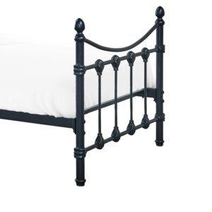Κρεβάτι Beowulf pakoworld μαύρο μεταλλικό 90x190εκ-285-000016