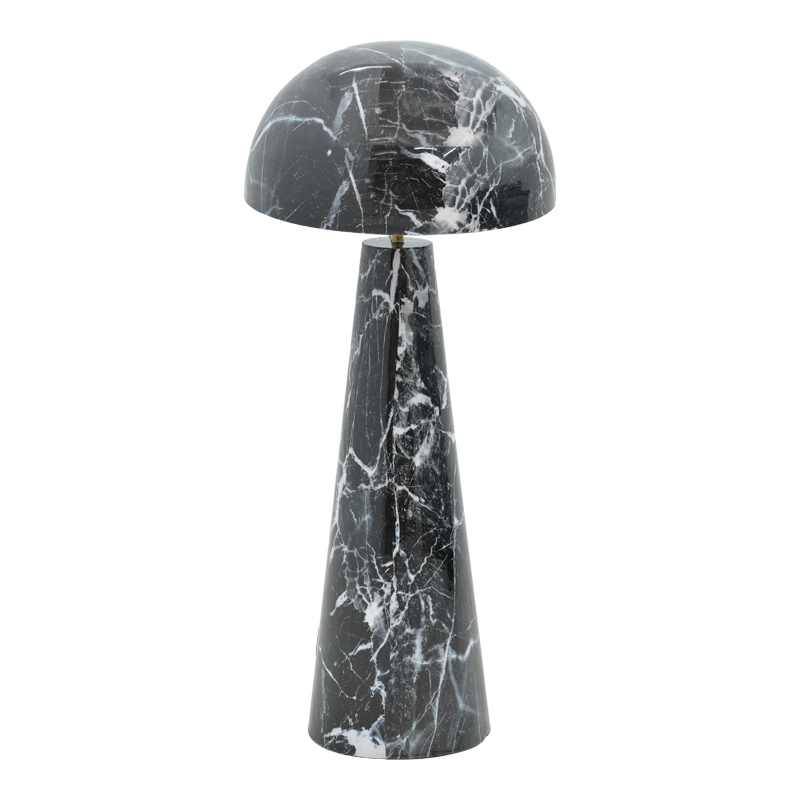 Φωτιστικό δαπέδου Flozer Inart Ε27 μαυρο μαρμάρου μέταλλο Φ36.5x79εκ-287-000011