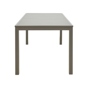 Τραπέζι Kliton pakoworld αλουμίνιο σε σαμπανιζέ απόχρωση 150x80x74εκ-288-000028