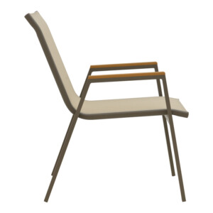 Τραπεζαρία Lafla-Azelie pakoworld σετ 7τεμ σαμπανιζέ αλουμίνιο και plywood σε φυσική απόχρωση 160-240x90x75εκ-288-000029