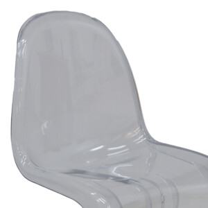 Καρέκλα Xyofa pakoworld PC διάφανο 42x45x85εκ-292-000018