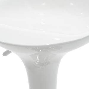 Σκαμπό μπαρ Felice pakoworld πτυσσόμενο λευκό-βάση χρωμίου 40x43x84εκ-292-000026