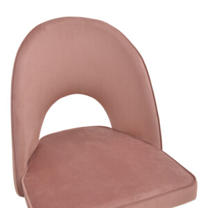 Σκαμπό μπαρ Casenio pakoworld σάπιο μήλο βελούδο-πόδι μαύρο με χρυσό μέταλλο 48x50x117εκ-292-000037