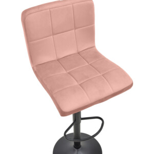 Σκαμπό μπαρ Remina pakoworld πτυσσόμενο σάπιο μήλο βελούδο-βάση μαύρο μέταλλο 44x44x112εκ-292-000117