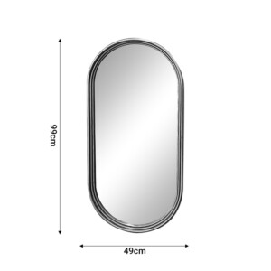 Καθρέπτης Olympon Inart χρυσό μέταλλο 49x5x99εκ-295-000005