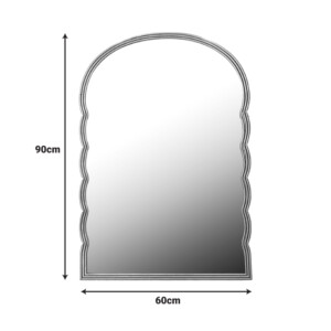 Καθρέπτης Megike Inart μέταλλο σε χρυσή απόχρωση 60x2x90εκ-295-000026