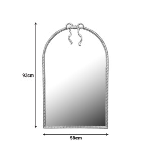 Καθρέπτης Frensia Inart μέταλλο σε χρυσή απόχρωση 58x3x93εκ-295-000030