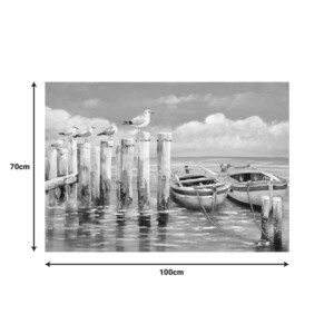 Πίνακας σε καμβά Port Inart 100x3x70εκ-296-000051