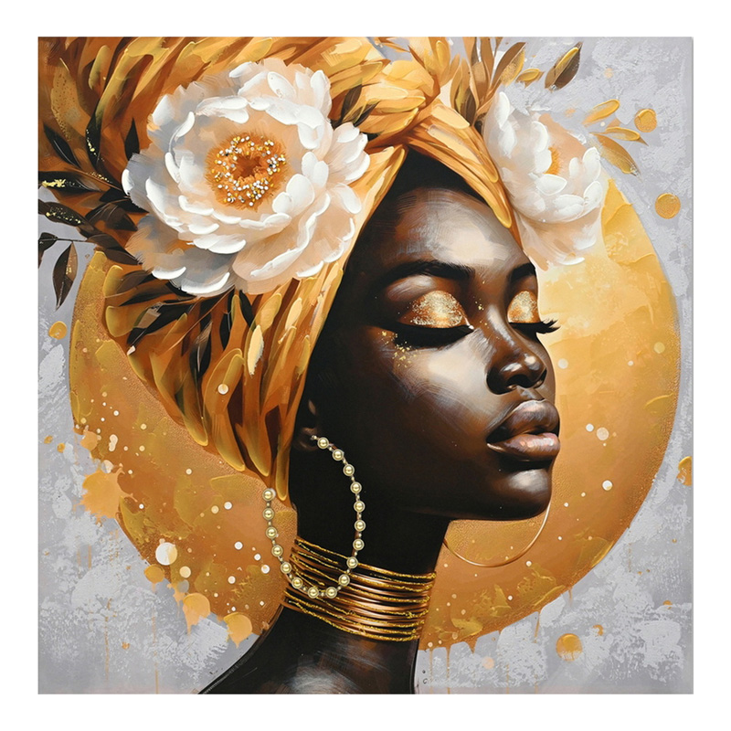 Πίνακας σε καμβά Giara Inart 100x3x100εκ-296-000069