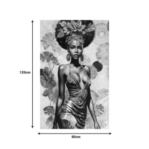 Πίνακας σε καμβά Georgina Inart 80x3x120εκ-296-000085