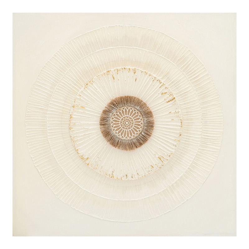 Πίνακας σε καμβά Circled Inart 80x3x80εκ-296-000087 Πίνακας σε καμβά Circled Inart 80x3x80εκ-296-000087