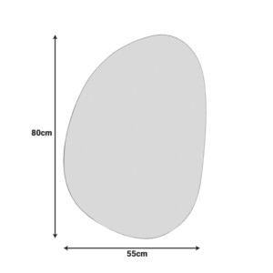 Καθρέπτης Listro Inart 55x1x80εκ-298-000044