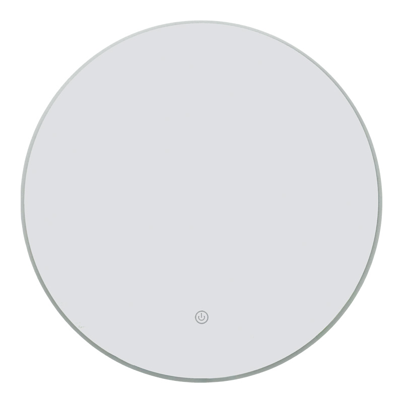 Καθρέπτης Led Lucox Inart pp-αλουμίνιο Φ60x3εκ-298-000051