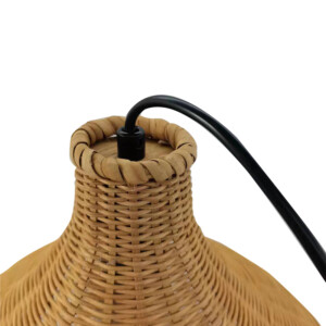 Φωτιστικό οροφής Axien Inart Ε27 μπαμπού σε φυσική απόχρωση Φ42x48εκ-299-000005