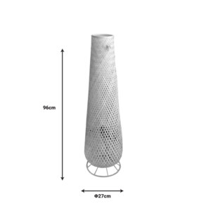 Φωτιστικό δαπέδου Solian Inart Ε27 μπαμπού σε φυσική απόχρωση Φ27x96εκ-299-000011