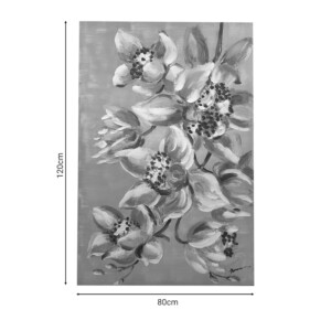 Πίνακας σε καμβά Flourish Inart 80x3x120εκ-301-000013