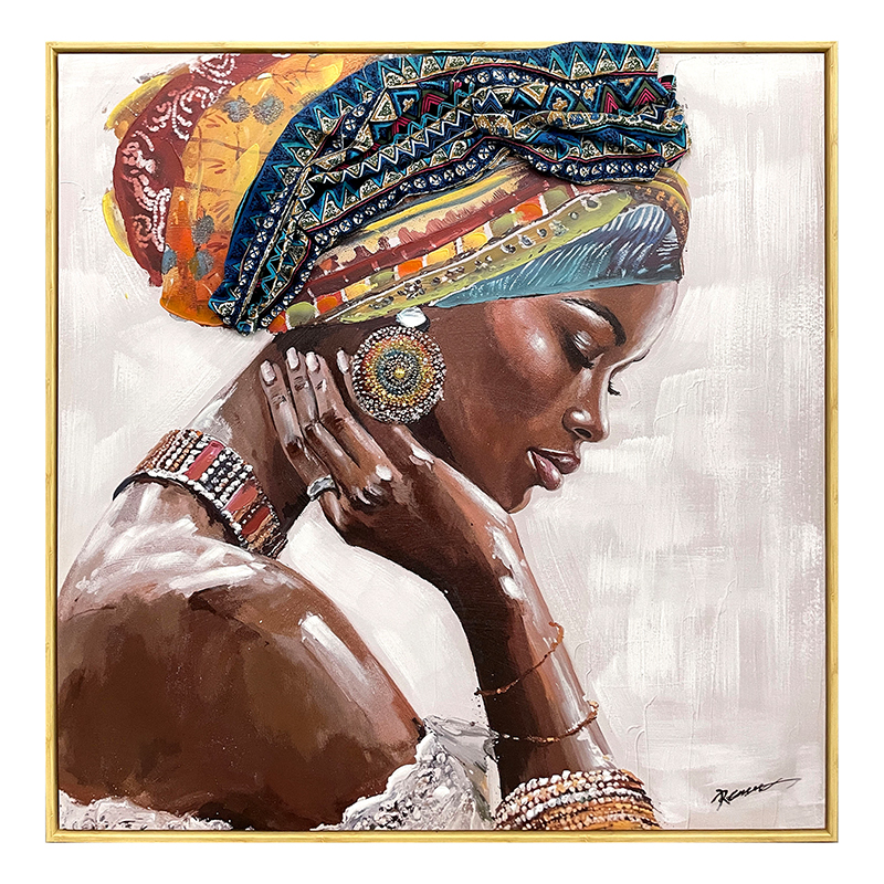 Πίνακας σε καμβά Jalo Inart με πλαίσιο 80x3.5x80εκ-301-000030