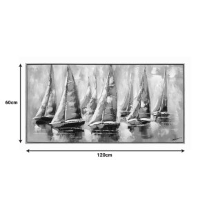 Πίνακας σε καμβά Yelkan Inart με πλαίσιο 120x3.5x60εκ-301-000036