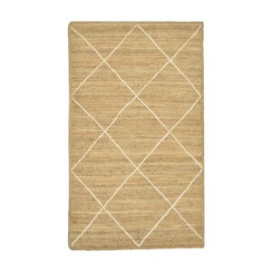 Χαλί Strike Inart μπεζ-εκρού γιούτα 120x180x1εκ-302-000008