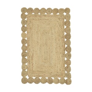 Χαλί Doze Inart μπεζ 100% γιούτα 120x80x1εκ-302-000010