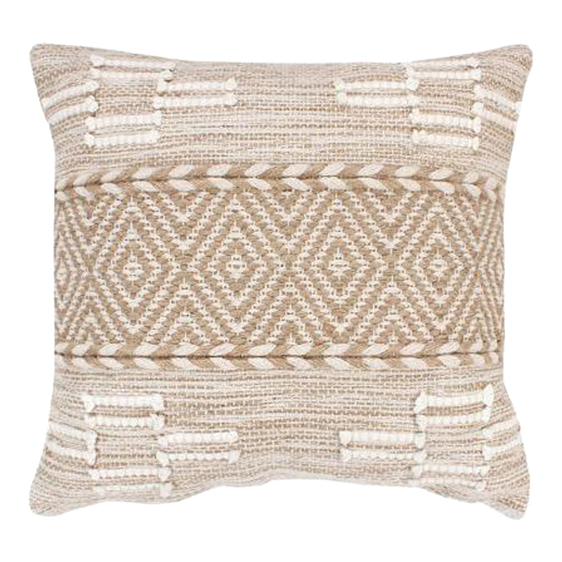 Μαξιλάρι Mitto Inart γιούτα-βαμβάκι σε μπεζ-λευκό απόχρωση 45x45x2εκ-302-000046 Μαξιλάρι Mitto Inart γιούτα-βαμβάκι σε μπεζ-λευκό απόχρωση 45x45x2εκ-302-000046