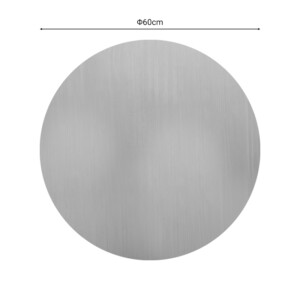 Επιφάνεια τραπεζιού Tredial pakoworld τ.Werzalit μπεζ Φ60εκ-310-000006